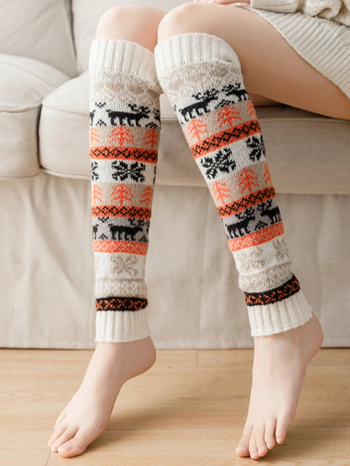 Gebreide Beenwarmers Herfst Winter – Zachte Acryl Legwarmers voor Dames en Meisjes – Warme Sokken Mode | Sulvida