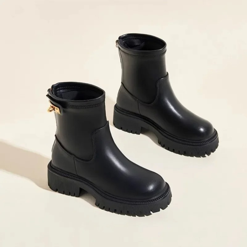 Bottines à fermeture éclair pour femme, décontractées, confortables, coupe classique, élégantes et stylées, pour tous les jours, en automne et en hiver | Sulvida