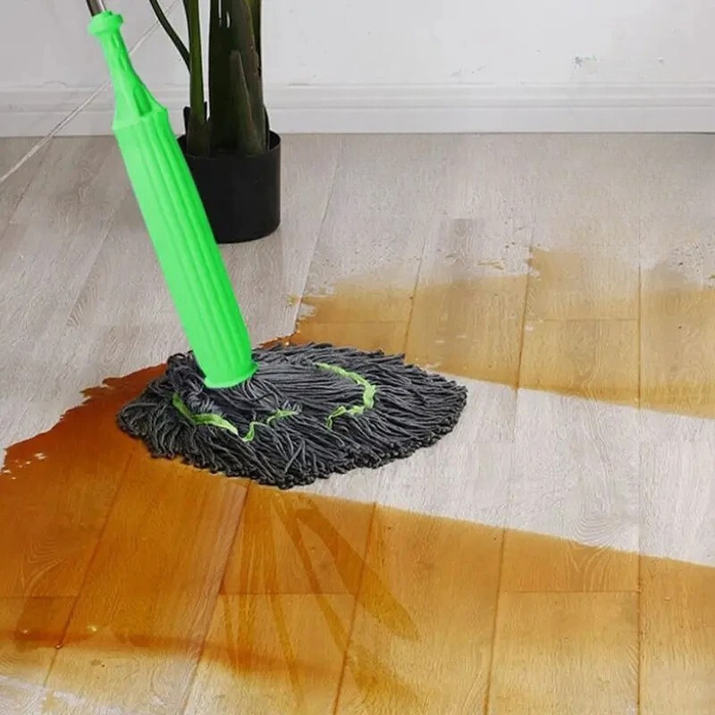 Dweilset met 16 gratis doeken – herbruikbare dweil met 360° roterend hoofd voor vloer- en wandreiniging – vezelpad mop inclusief emmer | Sulvida