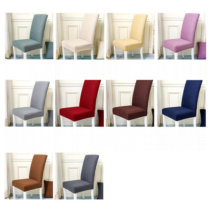 Elastische stoelhoezen set van 4 stuks voor eetkamerstoelen | Rekbaar machinewasbaar stoelbeschermhoes | Sulvida