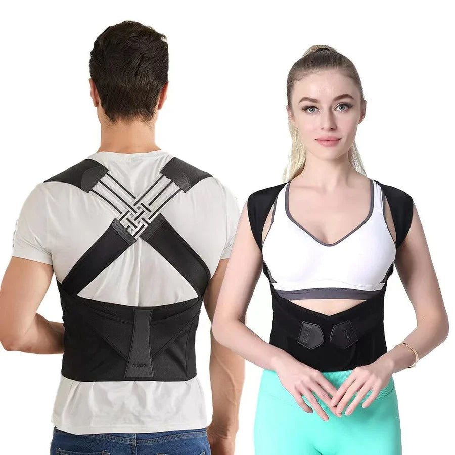 Verstelbare houdingstrainer voor een rechte houding ergonomische rugsteun voor dagelijks comfort en support | Sulvida