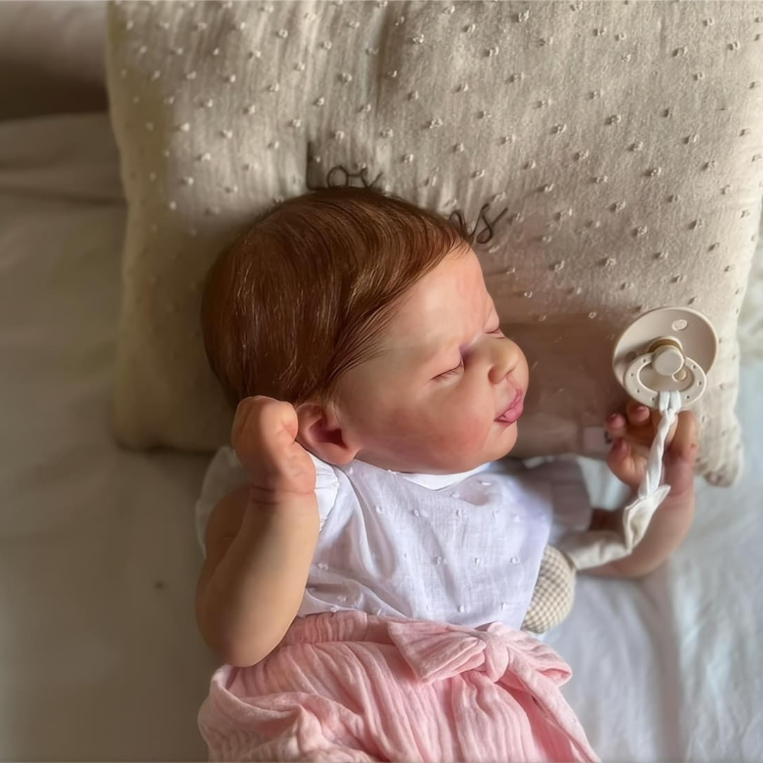 Levensechte Babypop van Zachte Silicone – Realistische Details voor Verzamelaars en Ontspannende Knuffeluurtjes | Sulvida