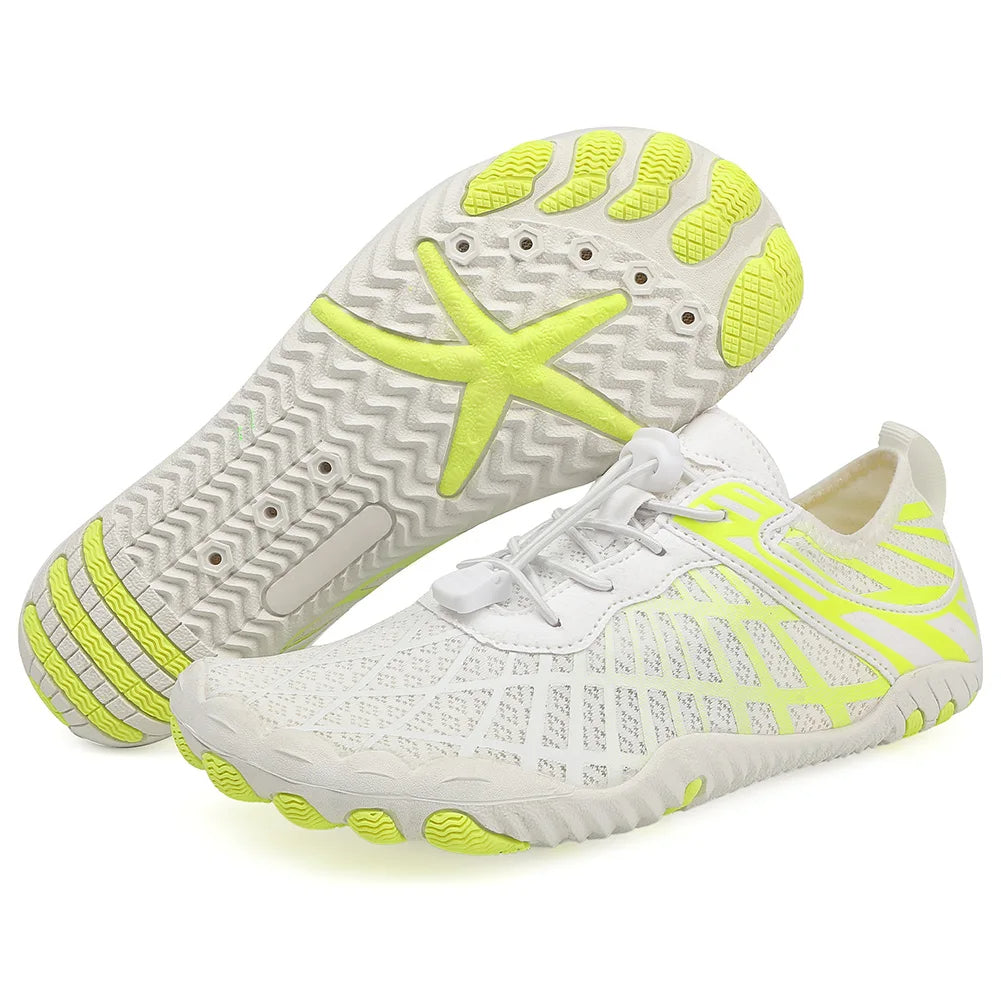Waterschoenen Unisex met Sneldrogend Mesh en Rubberen Antislipzool voor Strand Zwembad Watersport Aquagym | Sulvida