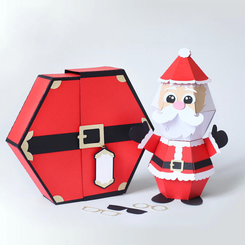 3D Kerstman Pop-up Verrassing Kaart Grappige Prank Box Kerstmis Verrassingsdoos Cadeau Grap Artikel Humor | Sulvida