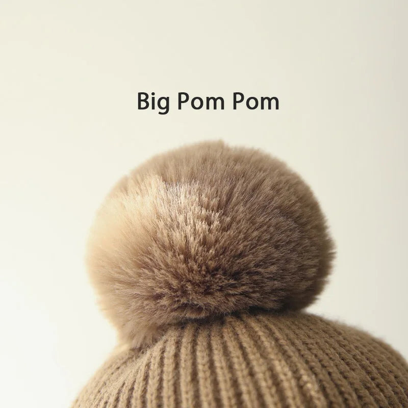 Gebreide kindermuts met oorflappen – warme winterbeanie voor peuters en kinderen 2-8 jaar – zachte muts | Sulvida