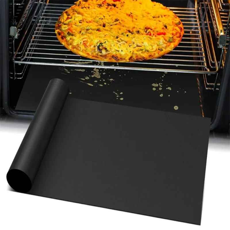 Herbruikbare Anti-aanbak Grillmat Hittebestendig Zwart voor BBQ Grill Barbecue Bakoven Keuken en Buiten | Sulvida