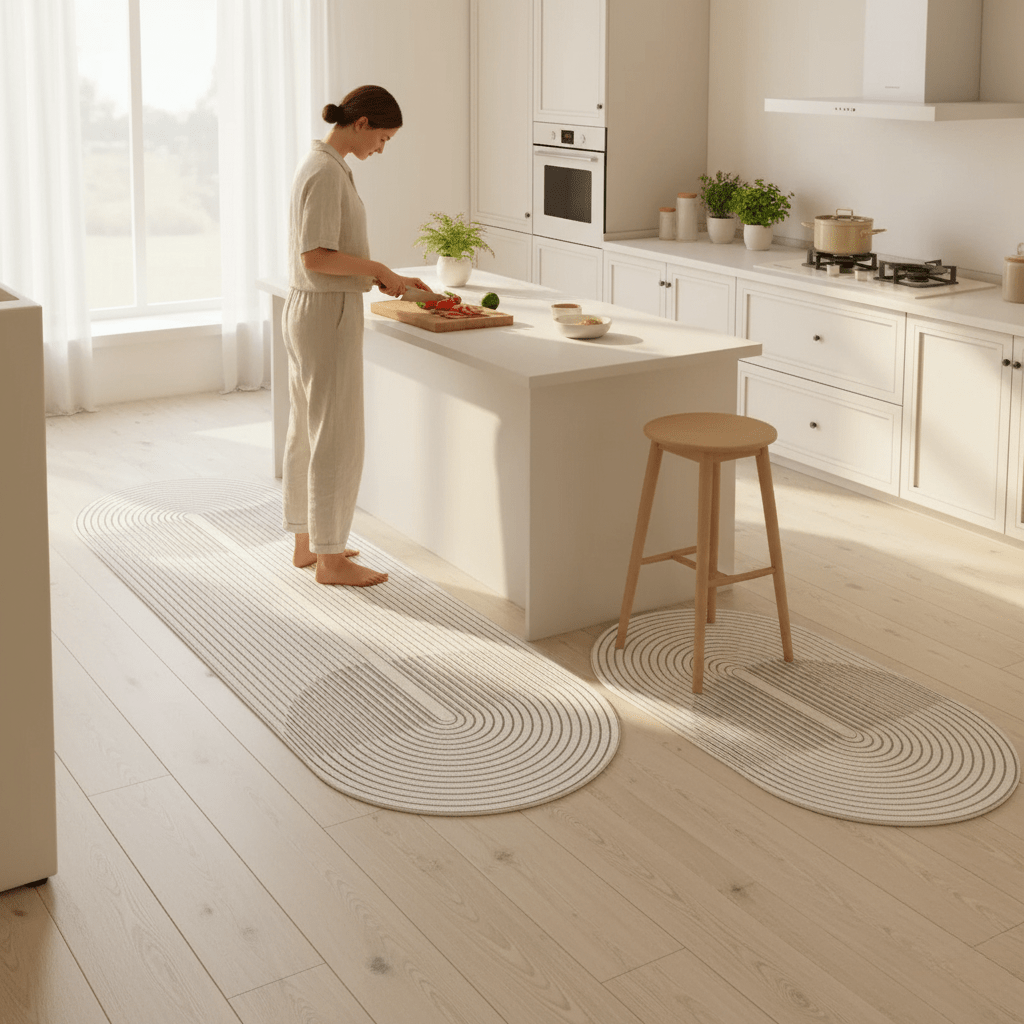 Anti-vermoeidheidsmat keuken werkplek PU-schuim antislip steunmat gewrichten comfort voeten knieën 40-120 cm | Sulvida