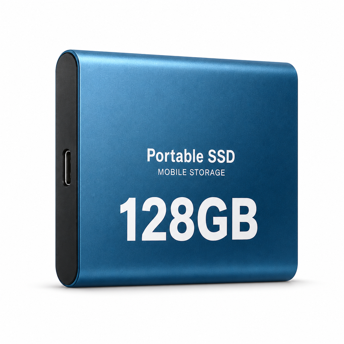 Externe SSD 128GB Aluminiumbehuizing Ultra-Snel USB 3.1 Type-C 540MB/s Overdrachtssnelheid Draagbare Opslag | Sulvida