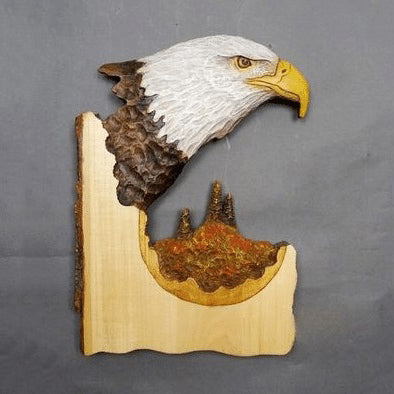 Handgesneden Houten Wanddecoratie Dieren 25×17cm Ambachtelijk Relief Kunst Natuurlijk Hout Muurdecoratie | Sulvida