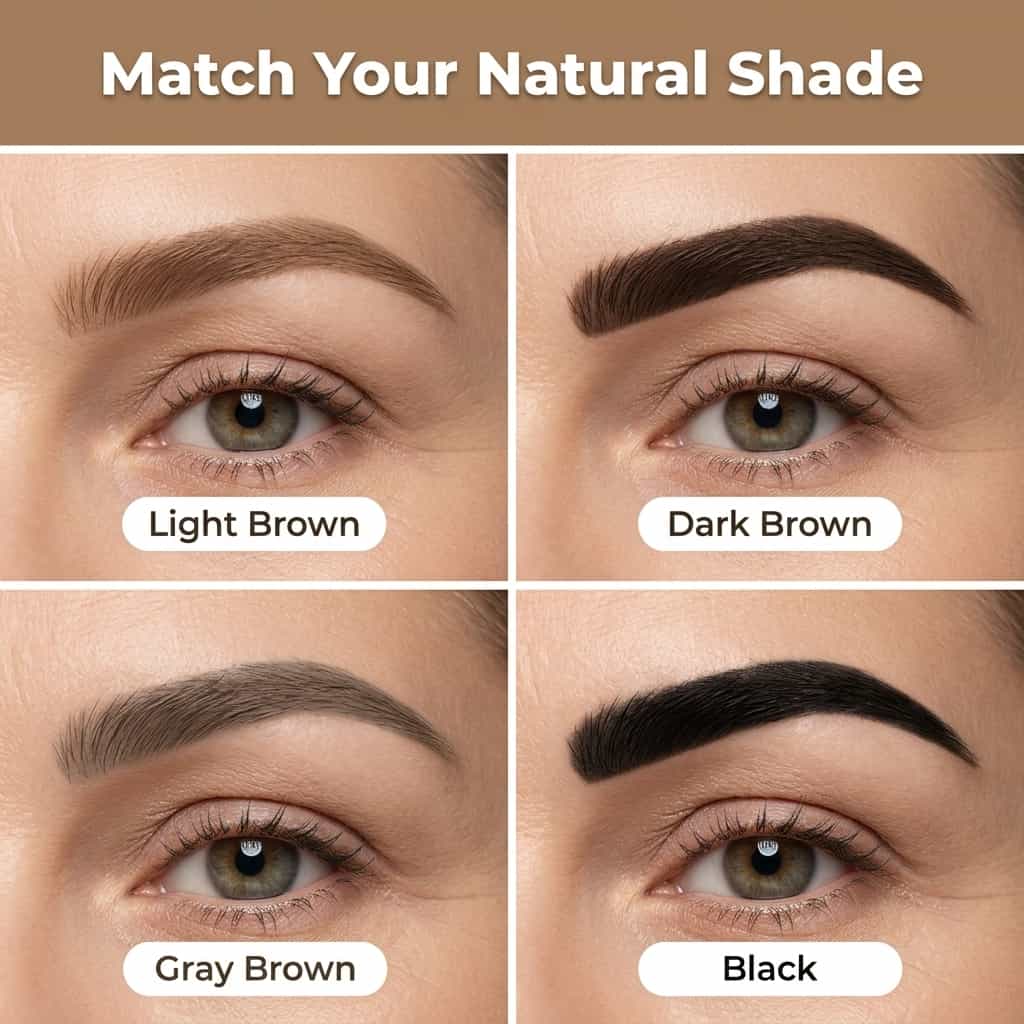 Crayon à sourcils effet microblading - résistant à l'eau, avec des traits ultra-fins pour des sourcils naturellement fournis et un tracé précis | Sulvida