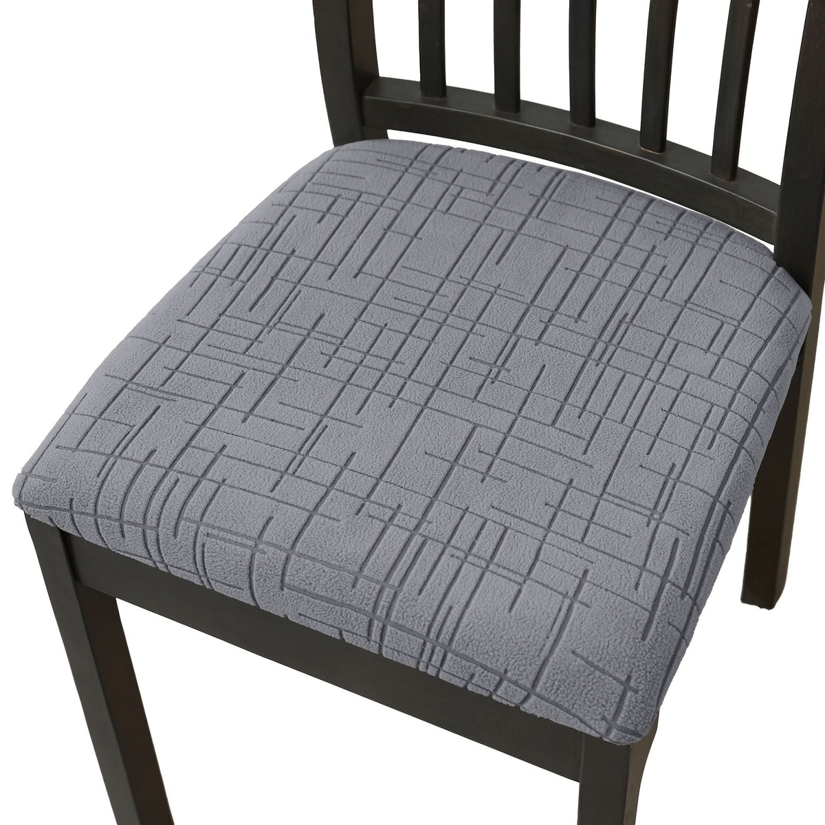 Housses de chaise extensibles pour protection de chaises de salle à manger, souples et confortables, en beige, kaki, gris, noir et vert | Sulvida