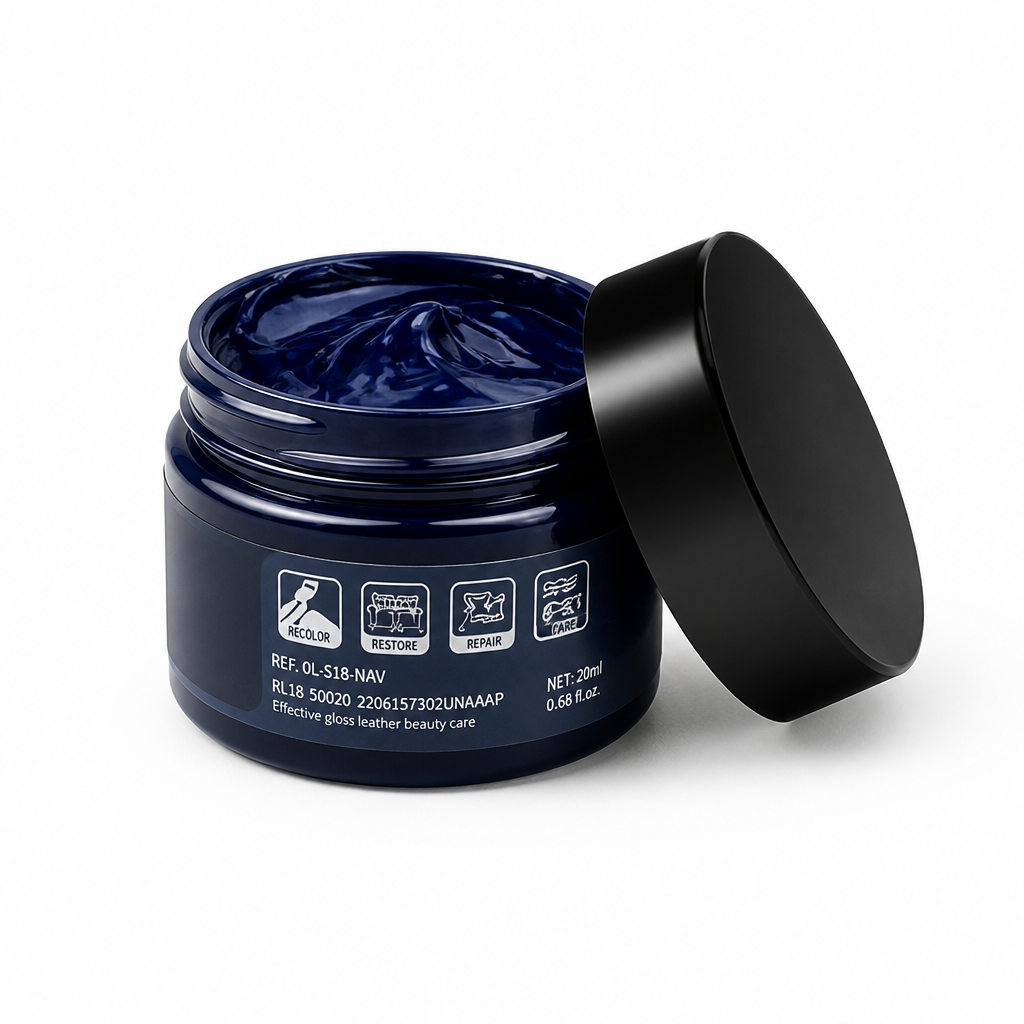 Baume réparateur pour cuir 20ml, raviveur de couleur et correcteur de rayures pour meubles, voitures, chaussures, sacs et accessoires en cuir | Sulvida