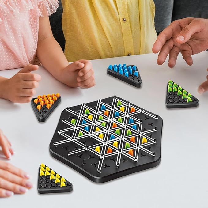 Rubber Band Puzzle Game – Strategisch Denkspel met Elastiekjes en Pinnen voor Kinderen en Volwassenen – Educatief Gezelschapsspel voor Logica en Probleemoplossend Denken | Sulvida