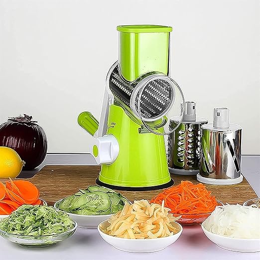 Groentesnijder Multifunctioneel met 5 RVS Messen voor Snijden Raspen Schaven Keuken Julienne Groente | Sulvida