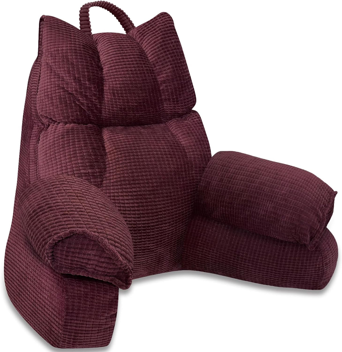 Rugsteun met Memory Foam Armkussens voor Lezen Gaming Bedhoofdkussen Loungestoel Stevig Ergonomisch Comfortabel | Sulvida