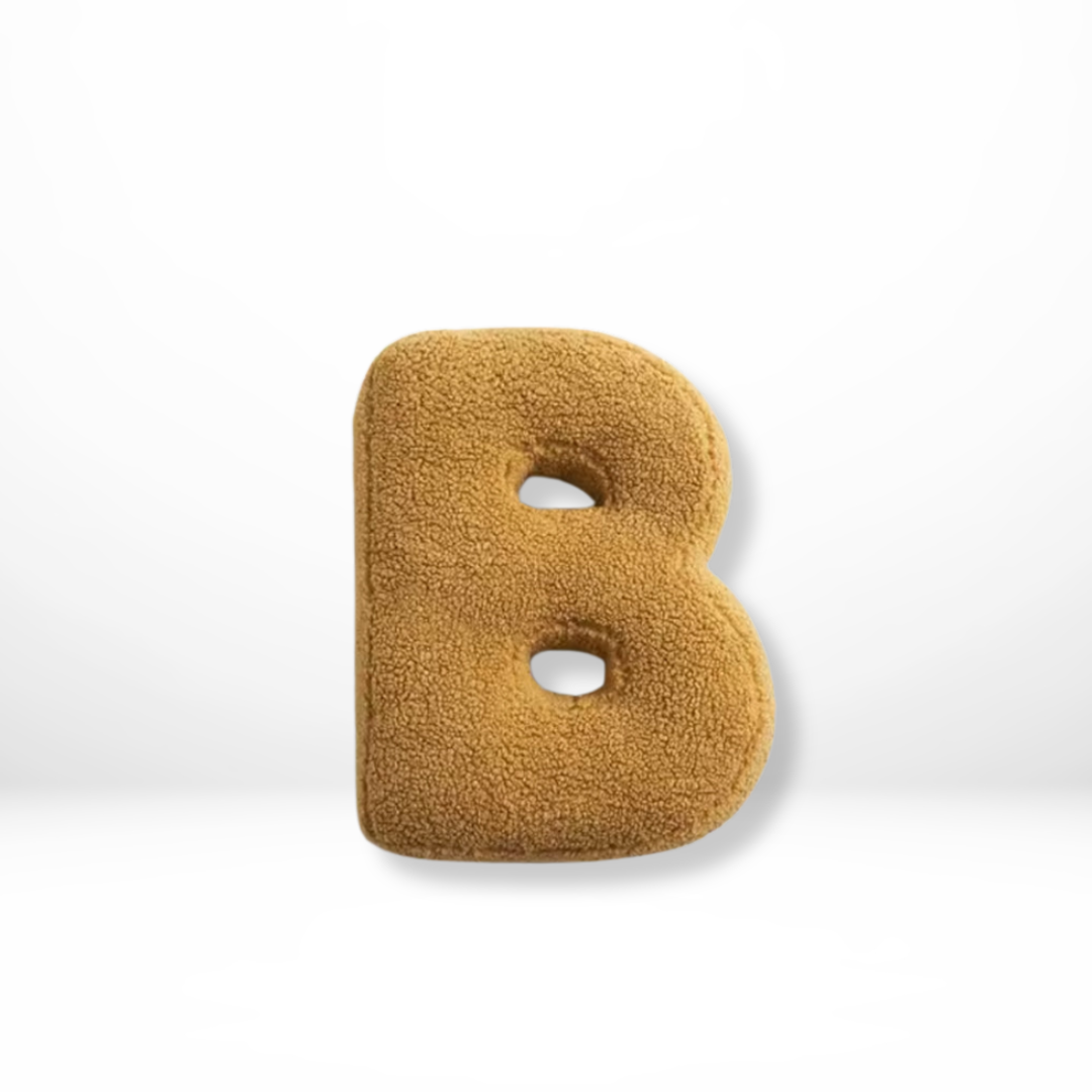Letter Sierkussen met Fluweel Zachte Stof voor Bank & Bed Persoonlijke Decoratie Cadeau Woonkamer Slaapkamer | Sulvida