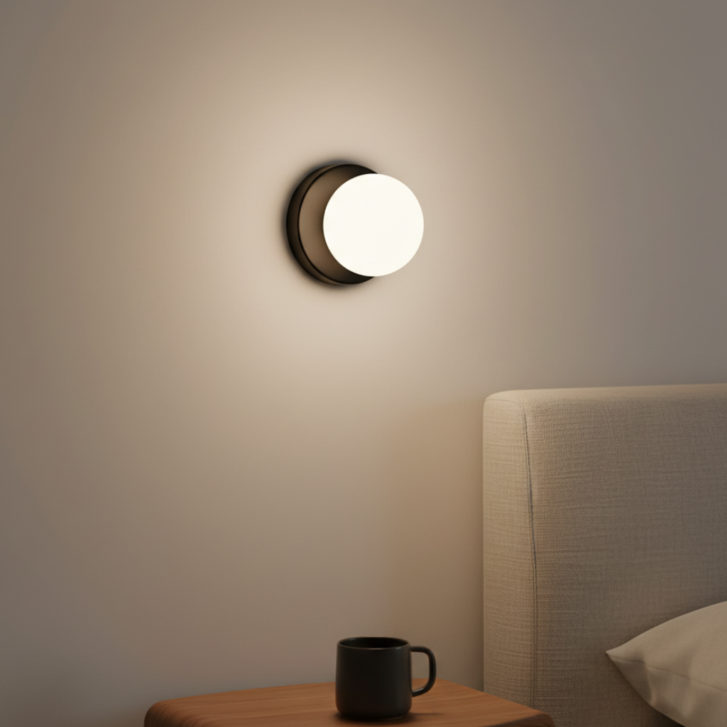 Wandlamp Plafondlamp Glazen Bol Gekleurde Schijf Hal Slaapkamer Leeshoek Moderne Sfeervolle Decoratieve Verlichting | Sulvida
