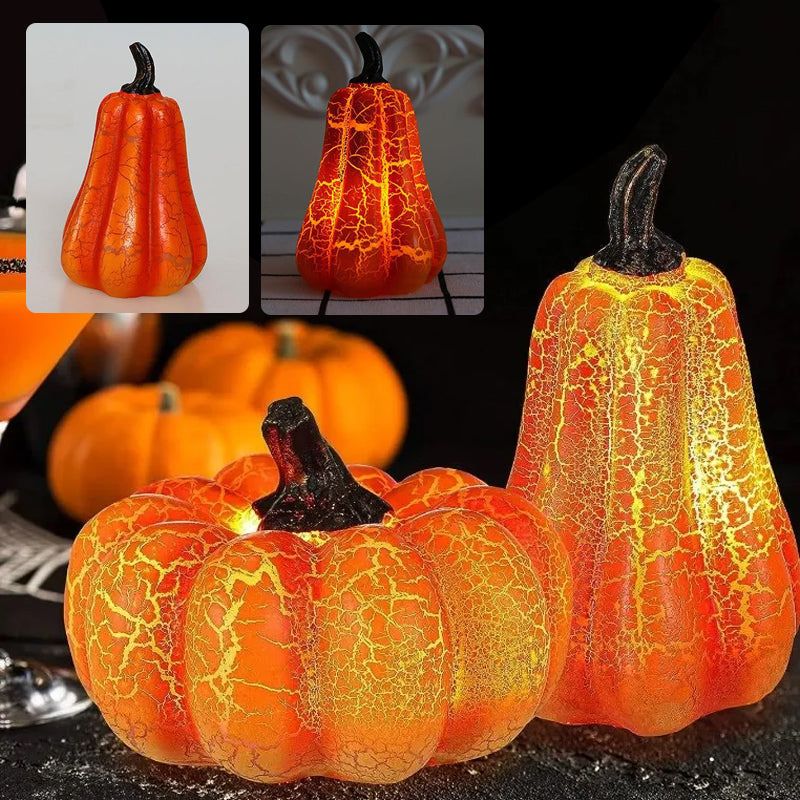 Halloween Pompoenlamp LED met Spookachtige Gloed voor Binnen & Buiten Sfeervolle Griezelige Decoratie | Sulvida