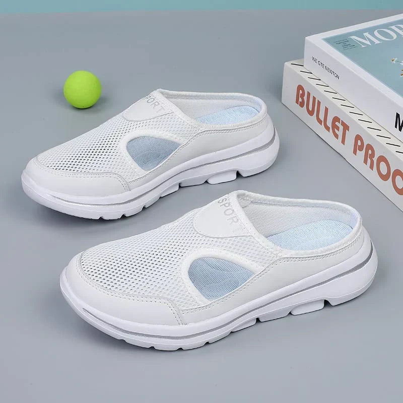 Orthopedische Instappers met Open Hiel – Ademend Mesh Comfort voor Binnen en Buiten | Sulvida
