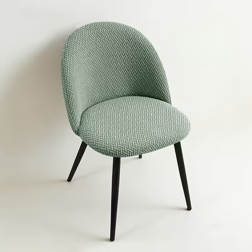 Lot de housses de chaise élastiques extensibles, modernes, unies, pour salle à manger, extensibles et protectrices | Sulvida