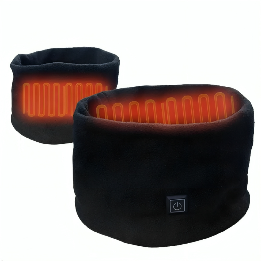 Verwarmbare Neksjaal USB-C met 3 Temperatuurstanden Polarfleece Nekwarmer voor Optimale Hals en Nek Verwarming | Sulvida