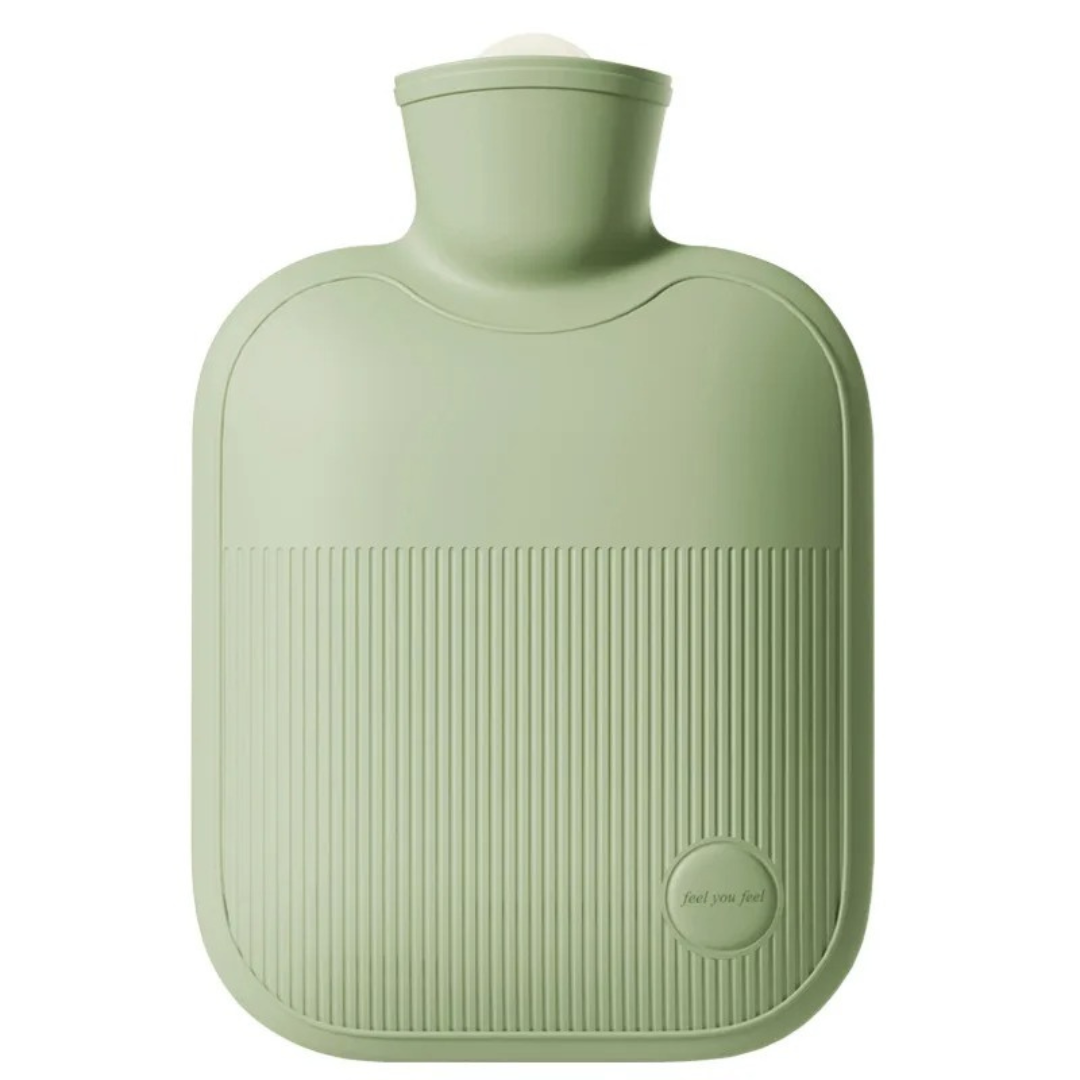 Warmwaterkruik XXL 2 liter veilig lek-proof PVC voor handen voeten bed koude winteravonden warmte comfort | Sulvida