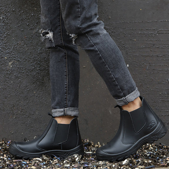 Orthopedische Werklaarzen met Ergonomische Ondersteuning – Veiligheidslaarzen met Stalen Neus en Antislip Zool voor Comfortabel Werken in Veeleisende Omgevingen | Sulvida