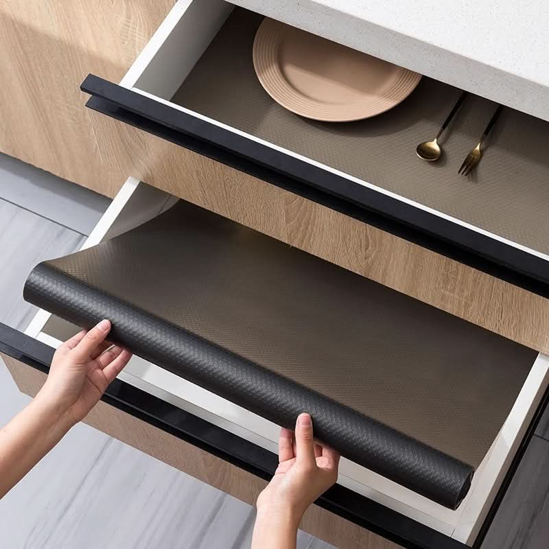 Antislip Ladematje Waterbestendig voor Keuken Kast Lade Op Maat Knipbaar 30-60cm Lade Organizer Bescherming | Sulvida