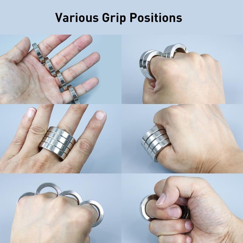 Opvouwbare Vingertrigger Ring Metaal Zwart voor Stressverlichting Focusverbetering Rust en Ontspanning | Sulvida