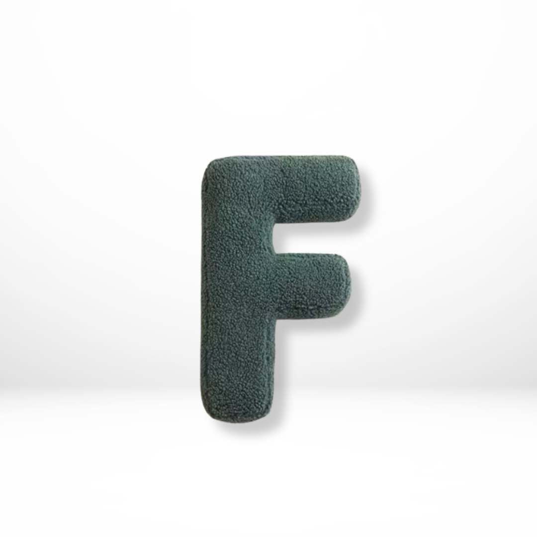 Letter Sierkussen met Fluweel Zachte Stof voor Bank & Bed Persoonlijke Decoratie Cadeau Woonkamer Slaapkamer | Sulvida