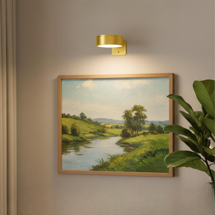 Draadloze LED-Schilderijlamp op Batterij met Afstandsbediening Timer Dimbaar voor Kunst Wanddecoratie | Sulvida