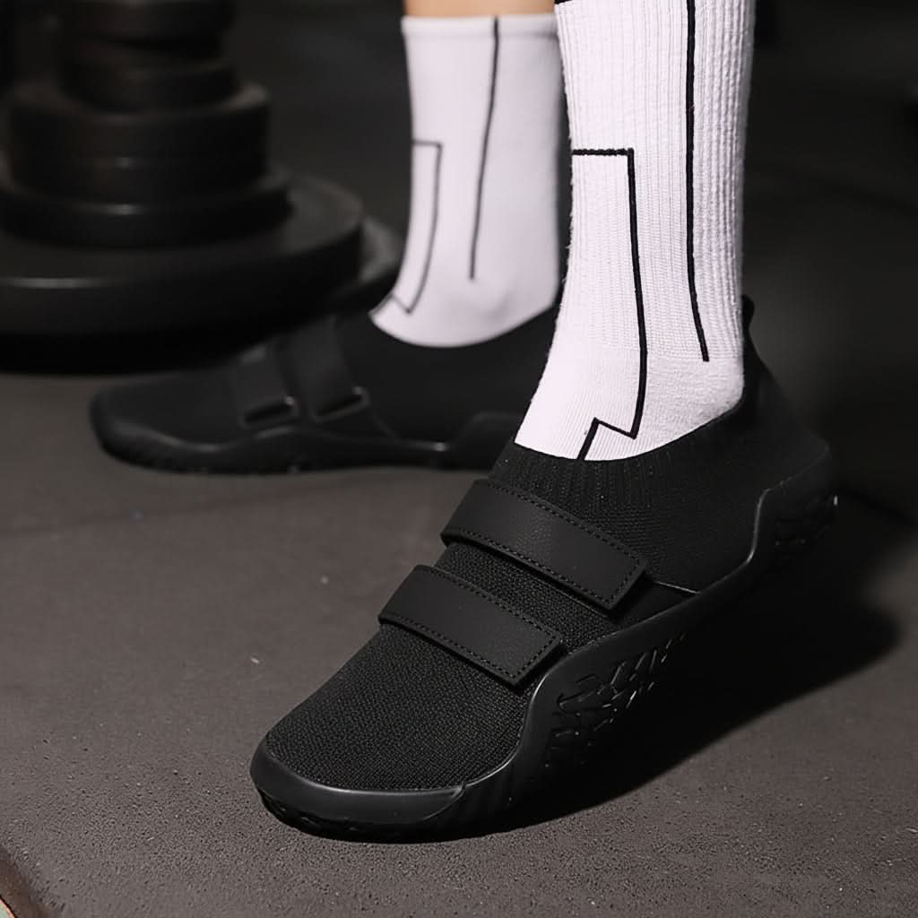 Chaussures d’entraînement plates pour une stabilité maximale lors des squats, soulevés de terre, entraînements de force et séances de fitness en salle | Sulvida