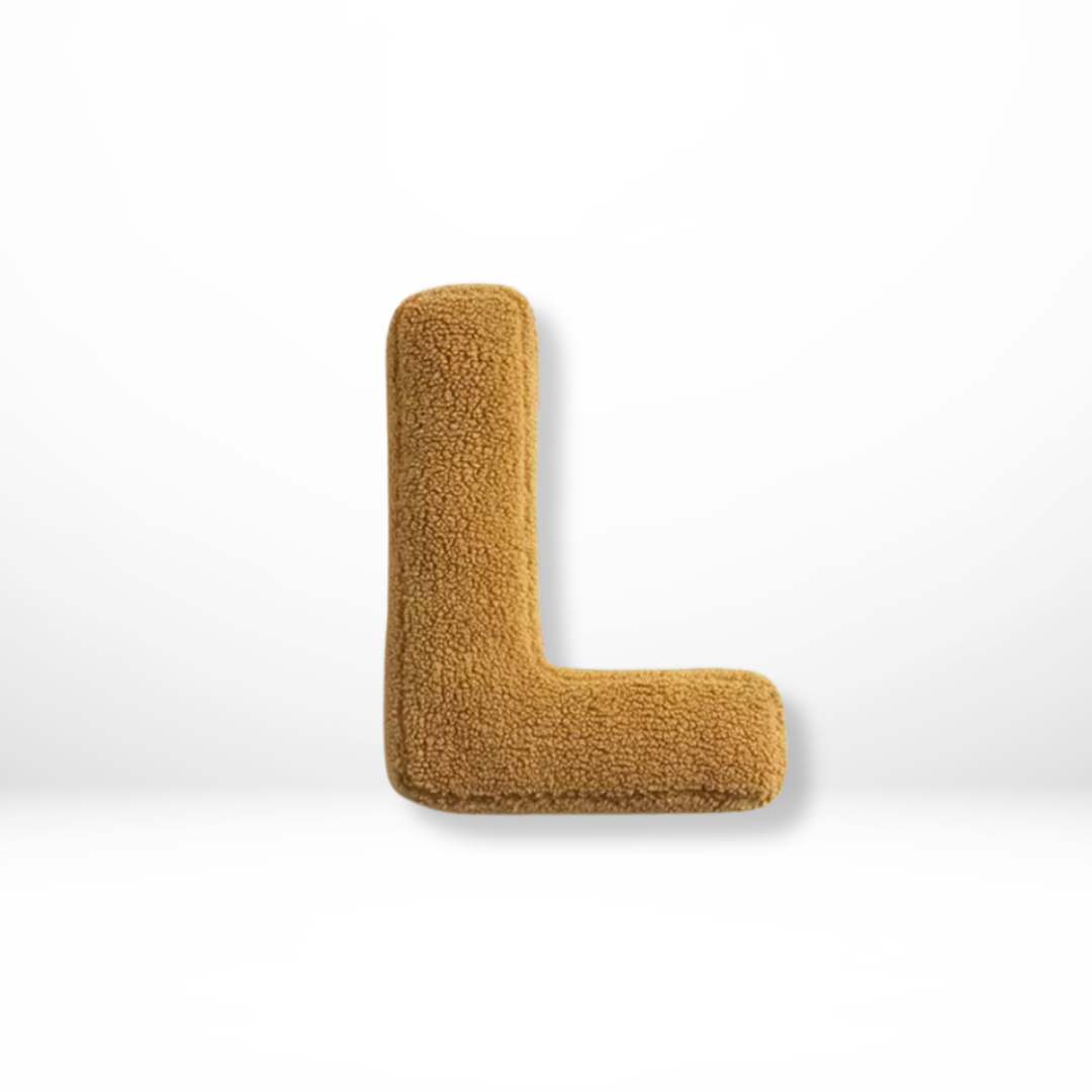 Letter Sierkussen met Fluweel Zachte Stof voor Bank & Bed Persoonlijke Decoratie Cadeau Woonkamer Slaapkamer | Sulvida