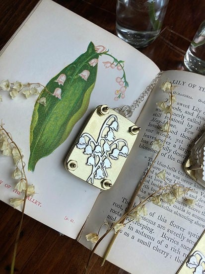 Petite presse à fleurs de poche faite à la main, herbier botanique souvenir pour sécher des fleurs sauvages, cadeau créatif | Sulvida