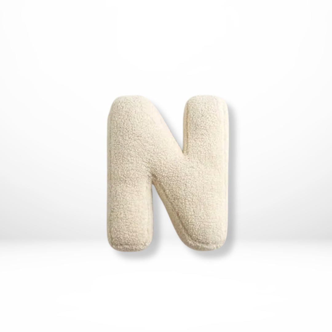 Letter Sierkussen met Fluweel Zachte Stof voor Bank & Bed Persoonlijke Decoratie Cadeau Woonkamer Slaapkamer | Sulvida