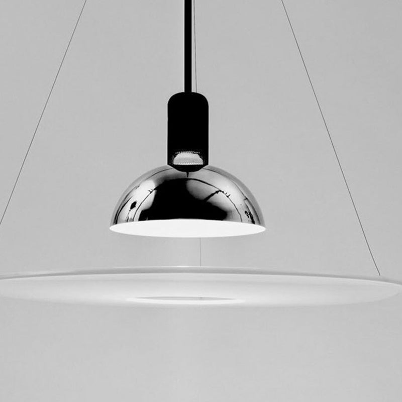 Hanglamp Minimalistische Klokvorm Glas Metaal E27 Fitting Woonkamer Eetkamer LED Verlichting Zwart Chroom Goud | Sulvida