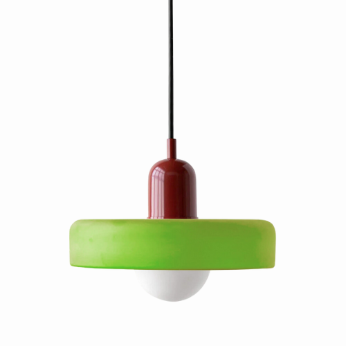 Glazen hanglamp verstelbare kabel ronde pendellamp eettafel woonkamer verlichting modern design sfeervolle ruimte | Sulvida