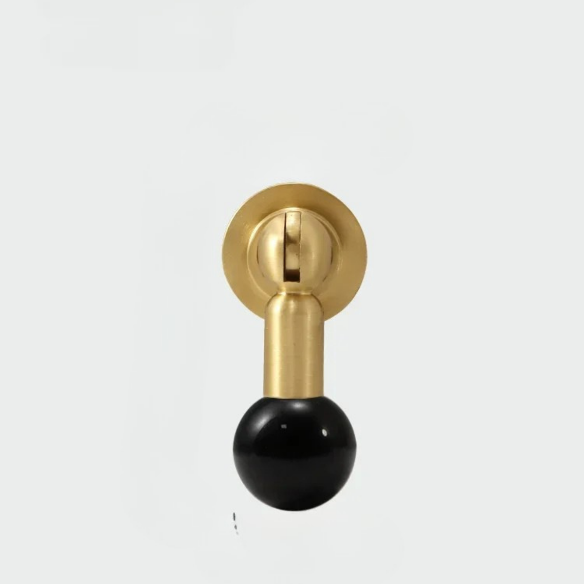 Kristallen Kastknop Amber – Messing en Glas Meubelgreep voor Kasten en Lades – Stijlvolle Decoratieve Kasthardware | Sulvida