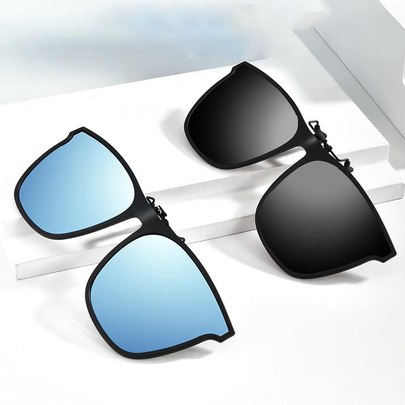 Gepolariseerde Clip-on Zonnebril Opklapbaar Titanium Montuur UV400 Bescherming voor Brildragers Herenmode Damesmode Autorijden Vissen | Sulvida