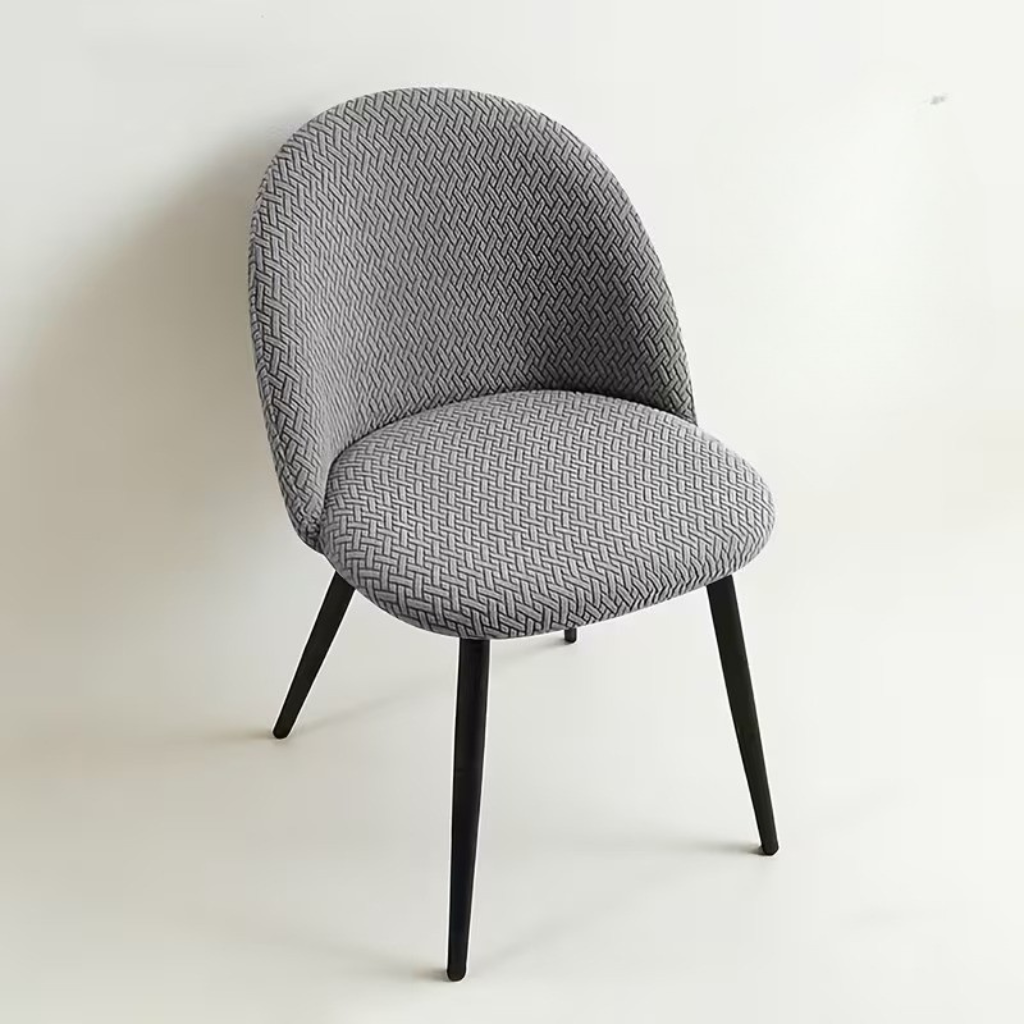 Lot de housses de chaise élastiques extensibles, modernes, unies, pour salle à manger, extensibles et protectrices | Sulvida