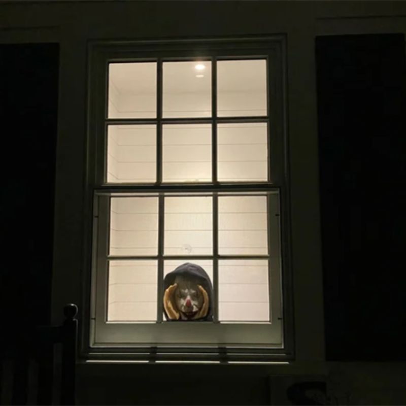 Halloween Raamdecoratie met Gluurder Ogen Lichtgevend Effect Spookachtige Sfeer Binnen Buiten Griezelige Ambiance | Sulvida