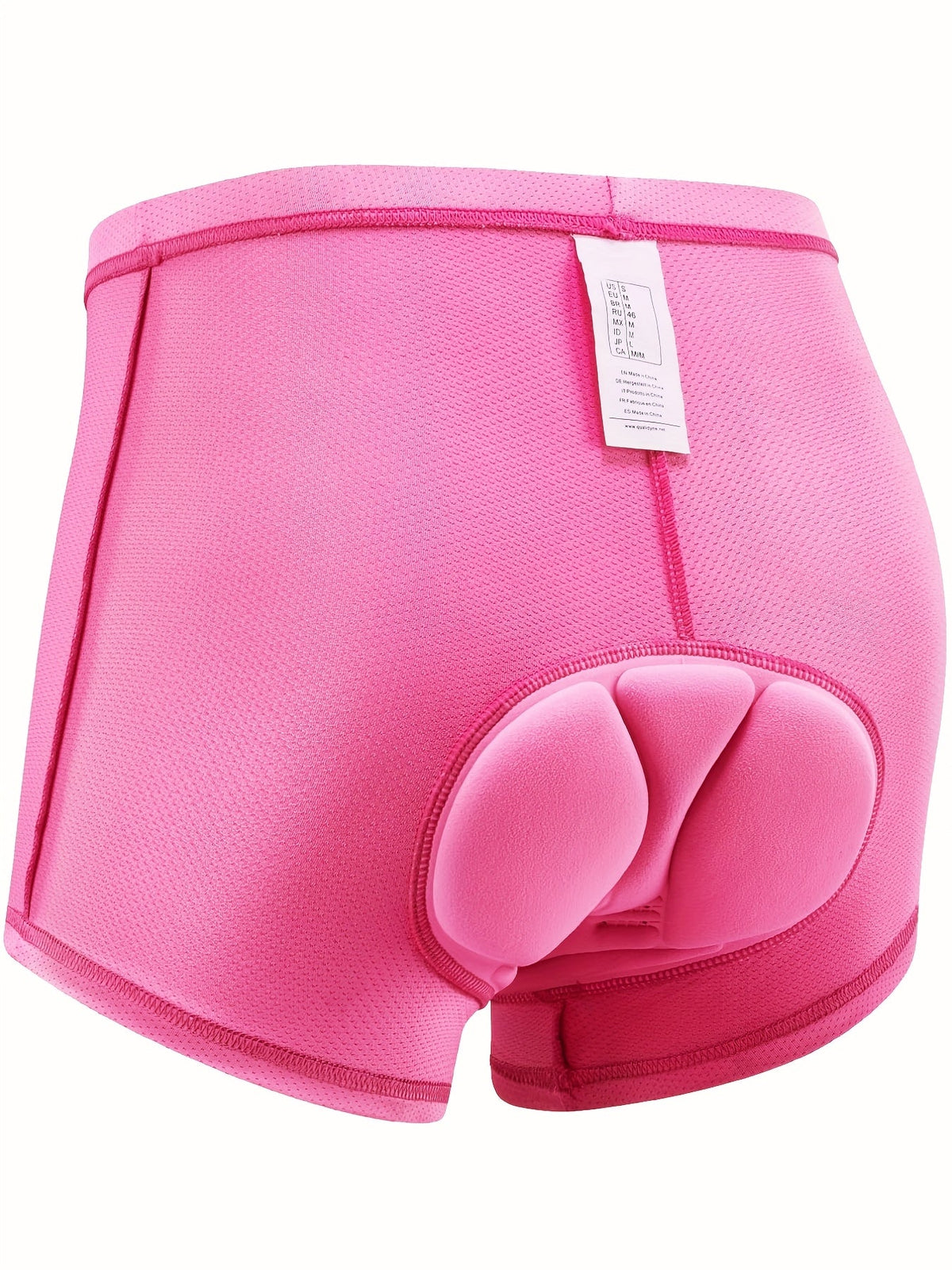 Dames fietsonderbroek met versterkte 4D-padding ademend zwart roze grijs fietskleding sportonderbroek | Sulvida