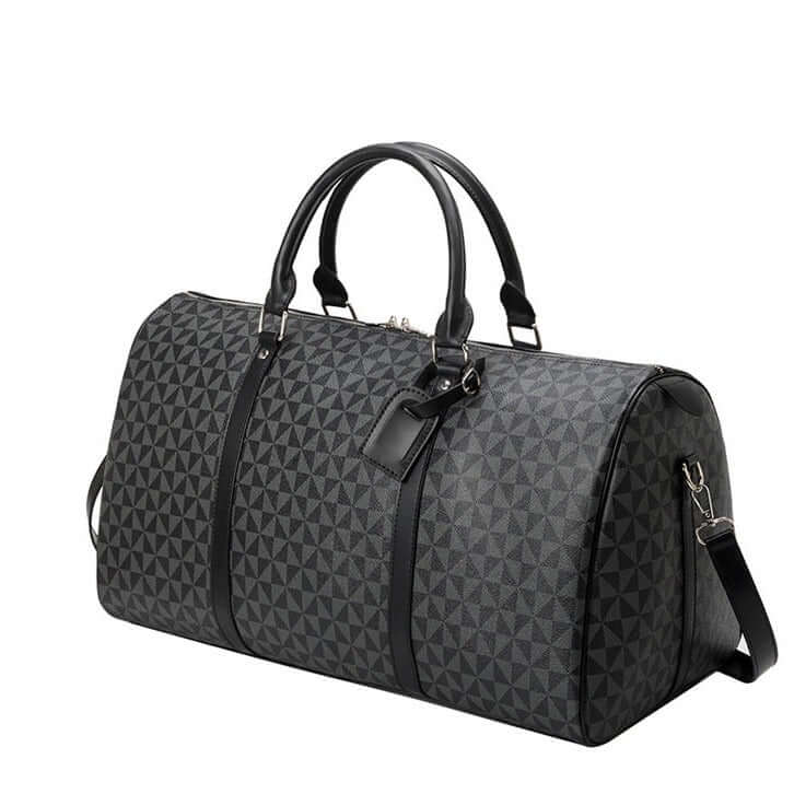Reistas Leer Heren Weekendtas Handbagage Vintage met Schouderriem Bruin Beige Zwart Sporttas Reisbagage | Sulvida