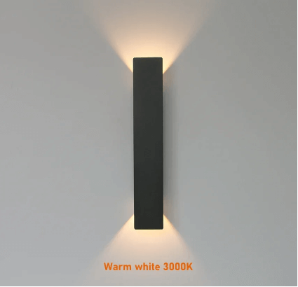 Aluminium LED-Wandlamp Waterdicht IP65 Zwart Wit Buiten Binnen Elegant Design Energiezuinig Sfeervol | Sulvida