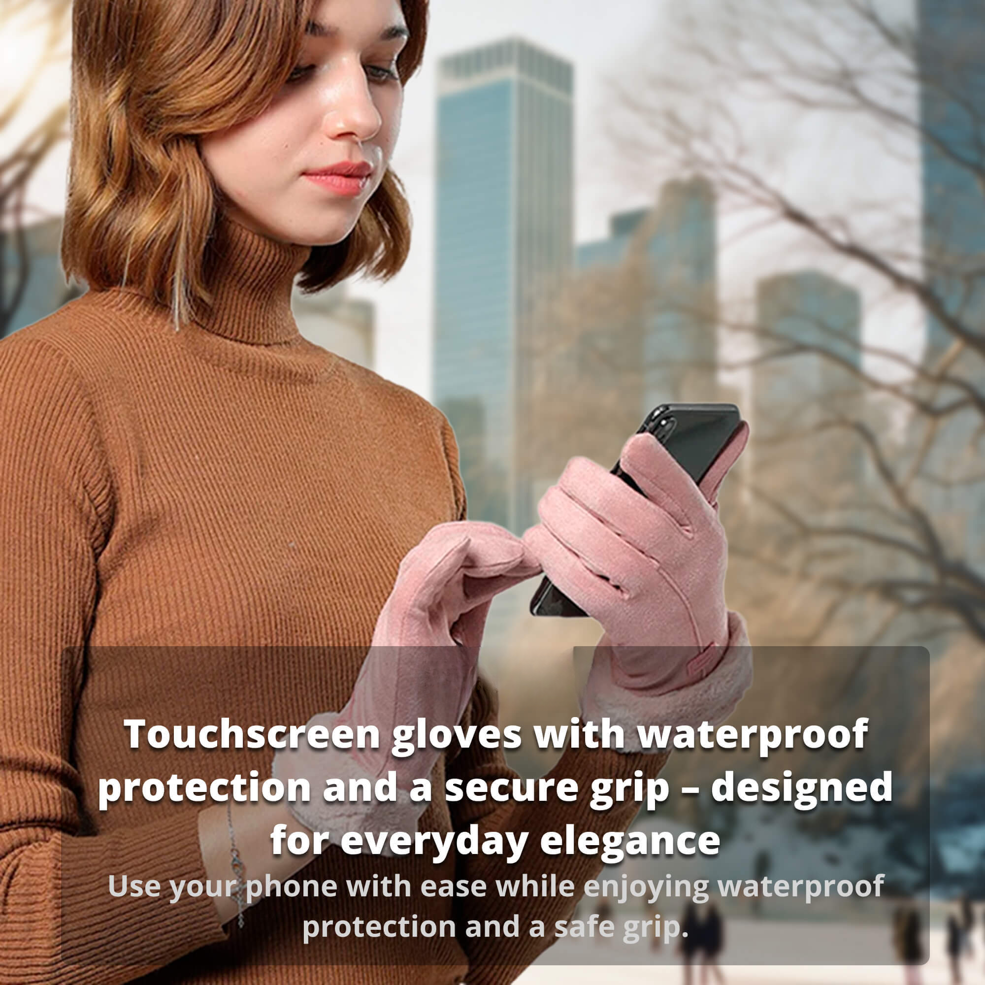 Verwarmde Handschoenen met Touchscreen en USB-Oplaadbaar – Waterdichte Winterhandschoenen voor Dames | Sulvida