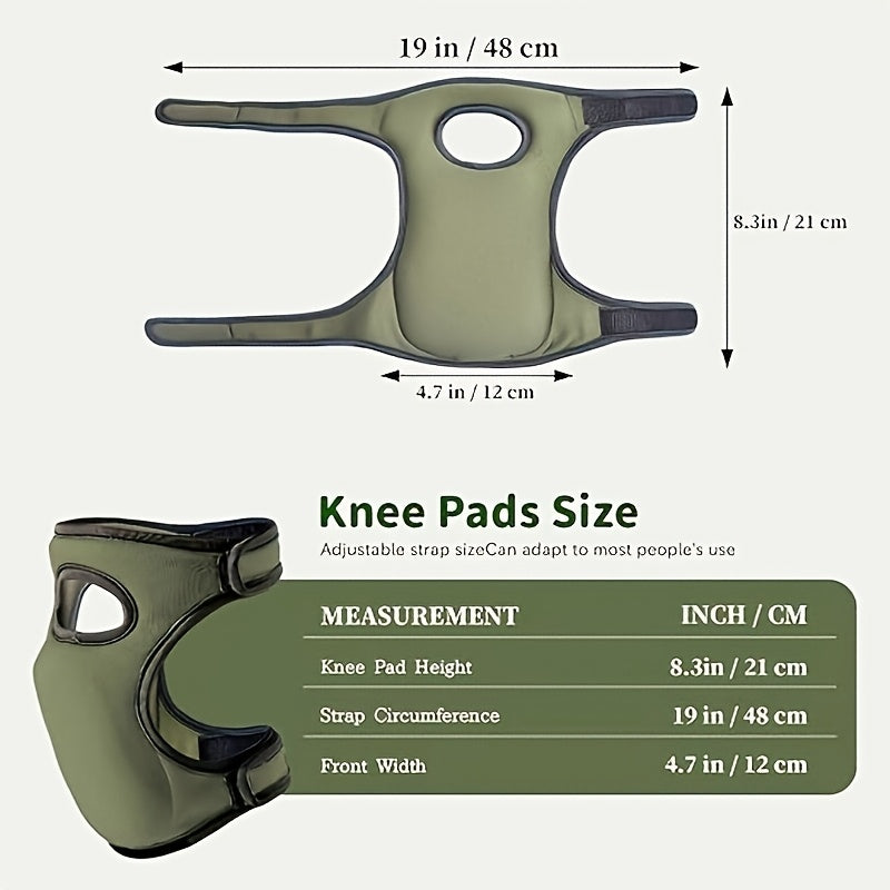 Lot de 2 genouillères ergonomiques et confortables pour le jardinage, le ménage, le nettoyage des sols et les travaux | Sulvida