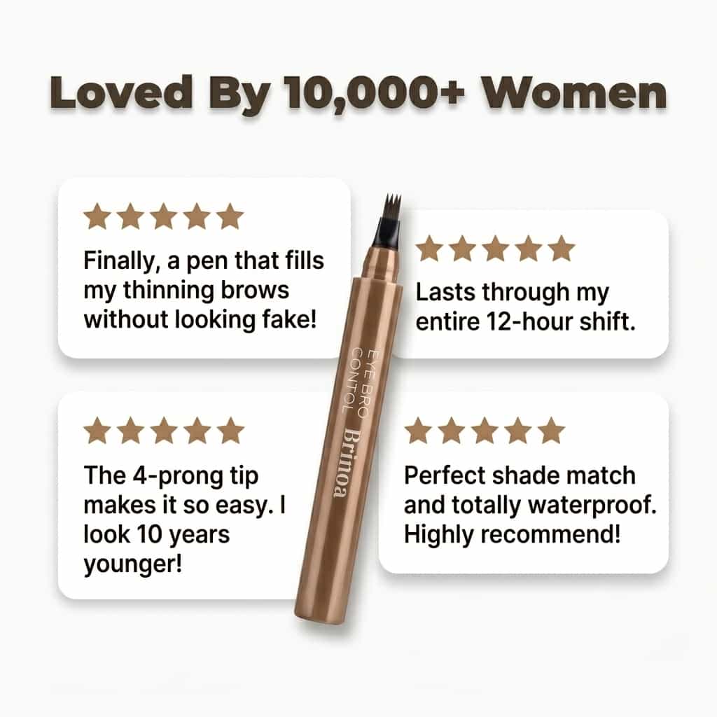 Crayon à sourcils de précision à pointe fine, résistant à l’eau, pour un maquillage naturel des sourcils | Sulvida