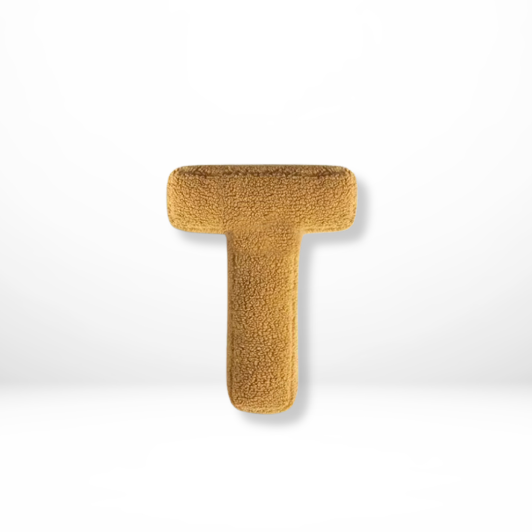 Letter Sierkussen met Fluweel Zachte Stof voor Bank & Bed Persoonlijke Decoratie Cadeau Woonkamer Slaapkamer | Sulvida