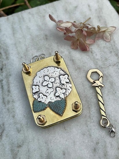 Petite presse à fleurs de poche faite à la main, herbier botanique souvenir pour sécher des fleurs sauvages, cadeau créatif | Sulvida