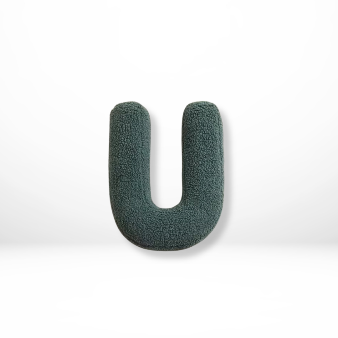 Letter Sierkussen met Fluweel Zachte Stof voor Bank & Bed Persoonlijke Decoratie Cadeau Woonkamer Slaapkamer | Sulvida